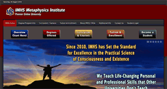 Desktop Screenshot of metaphysicsinstitute.org
